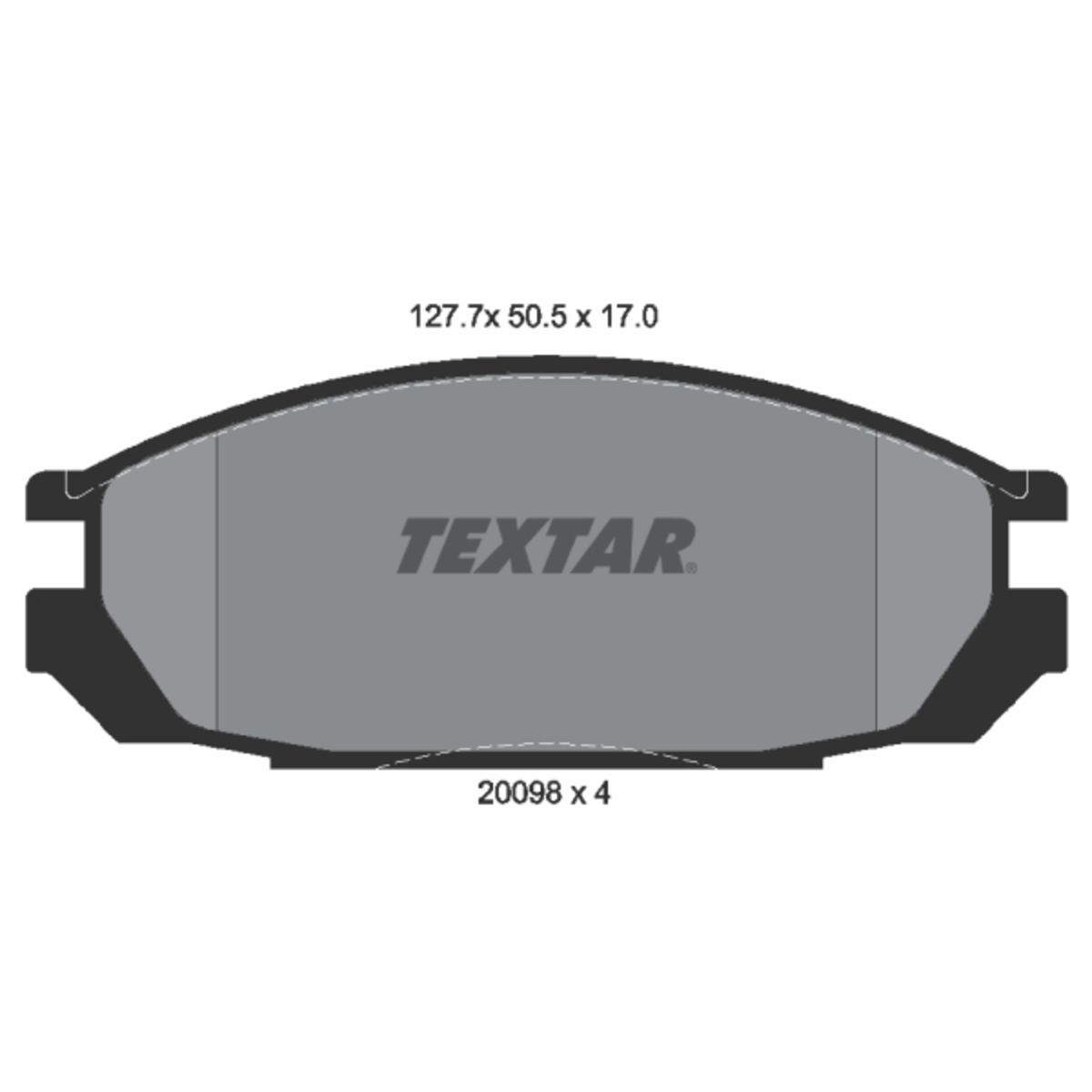 Jarrupalat, levyjarru TEXTAR 2009801