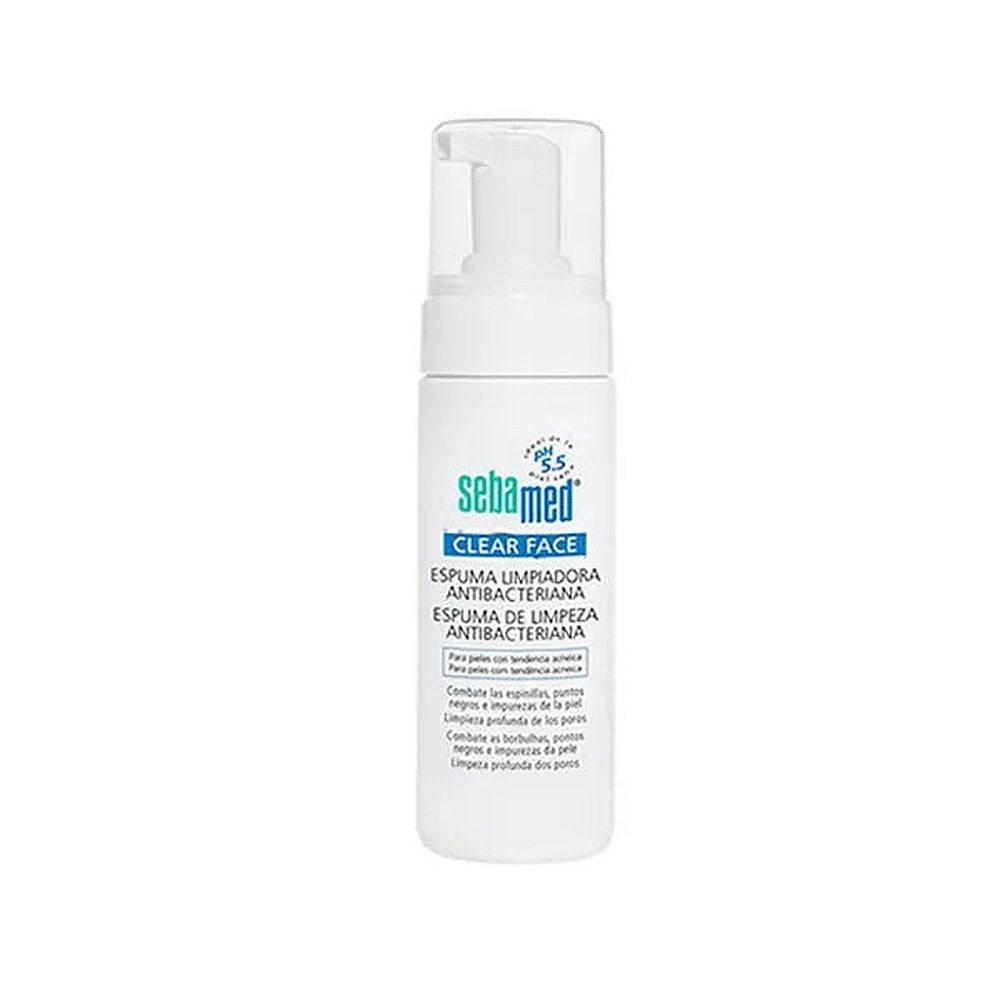 Antibakteerinen kasvojen puhdistusvaahto Sebamed läpinäkyvä 150 ml