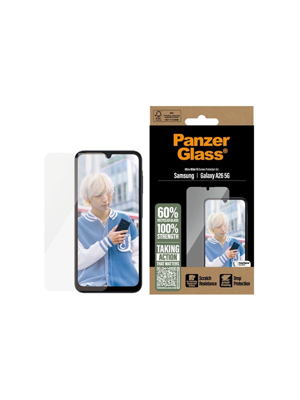 PanzerGlass Screen Protector Samsung Galaxy A26 5G | Ultra-Wide Fit