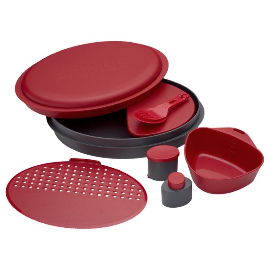 Primus Meal Set, ruokailuvälineet, punainen