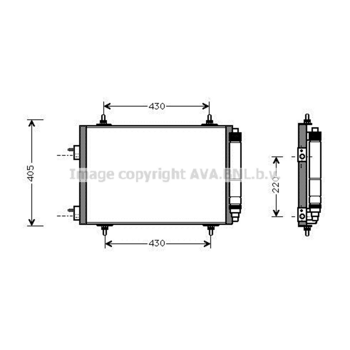 Lauhdutin, ilmastointilaite AVA COOLING SYSTEMS PEA5209D