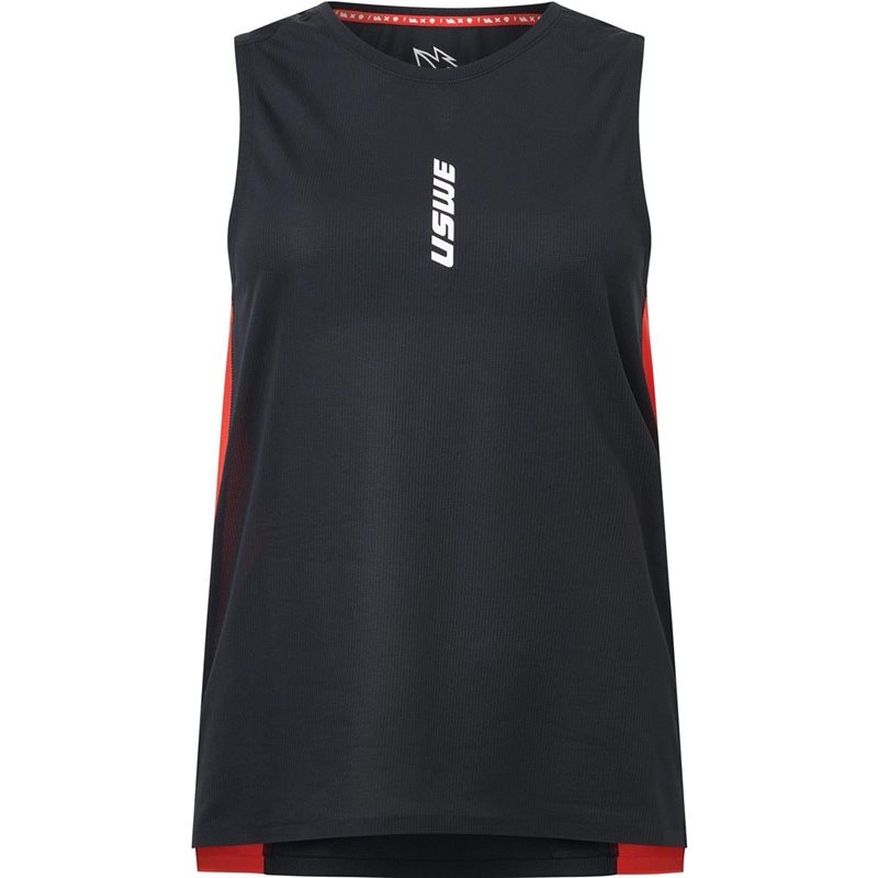 USWE Puls Trail Running Tank Women Black - XS