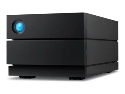 LaCie 2big RAID, 48 TB, HDD, 3.5, 2,8 kg, Työpöytä, musta