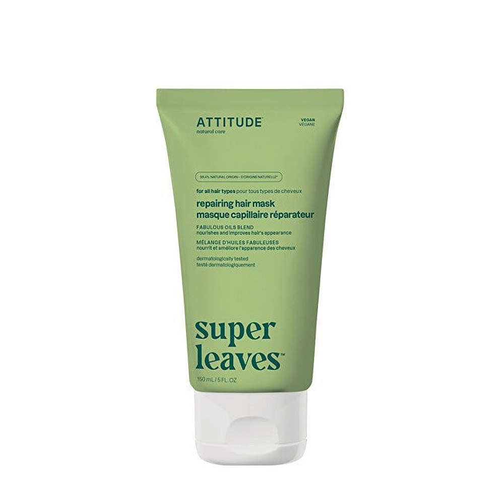 Attitude Super Leaves - Korjaava hiusnaamio, 150 ml