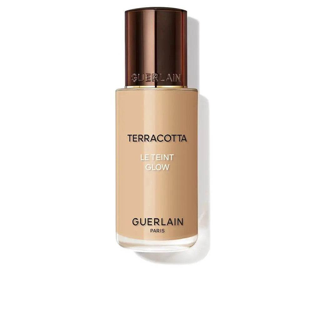 GUERLAIN Terracotta Le Teint Glow valaiseva nestemäinen meikkivoide luonnolliselle värille 3,5W Lämmin 35 ml