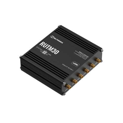 Teltonika RUTM30 5G Router (RUTM30000000 / Standard package with EU PSU) - Wireless router 802.11a/b/g/n/Wi-Fi 5 Wave 2