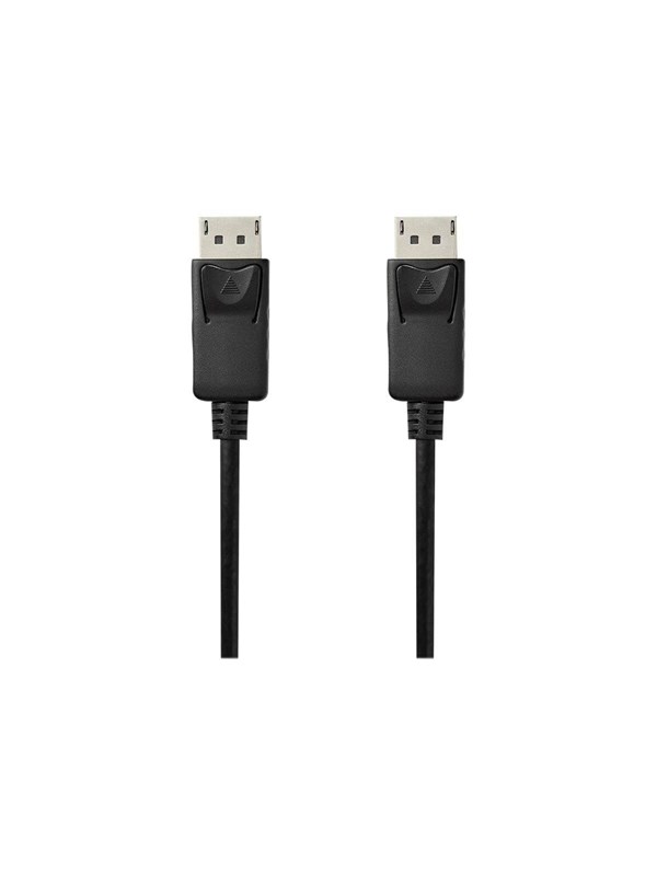 Nedis DisplayPort kaapeli | DisplayPort uros | DisplayPort uros | 8K@60Hz | Kullattu | 2.00 m | Pyöreä | PVC | Musta | Laatikko