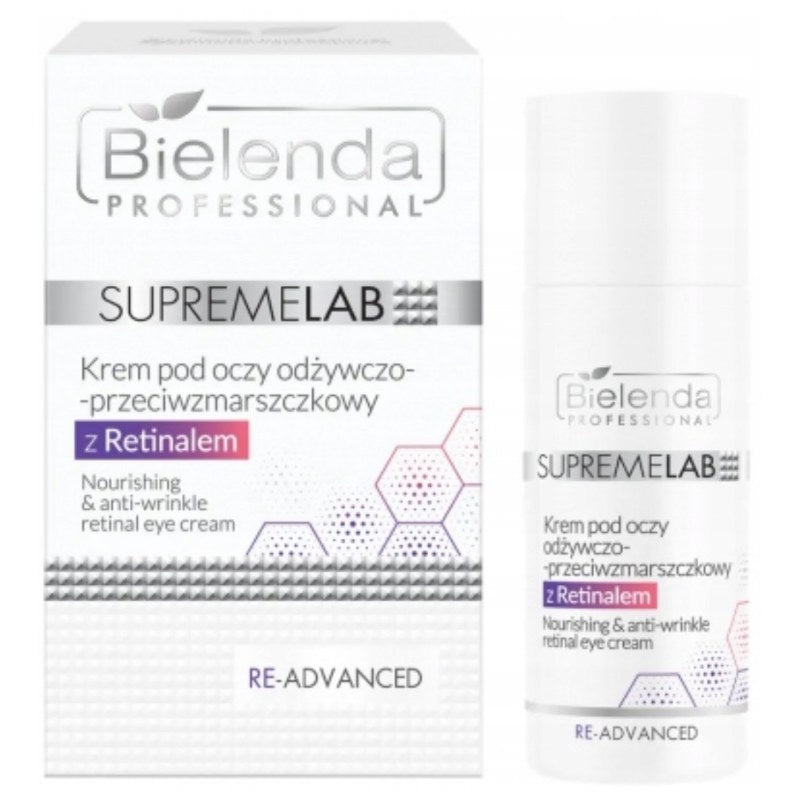 Bielenda Professional Supremelab Re-Advanced — ravitseva silmänympärysvoide ryppyjä vastaan retinolilla 15 ml