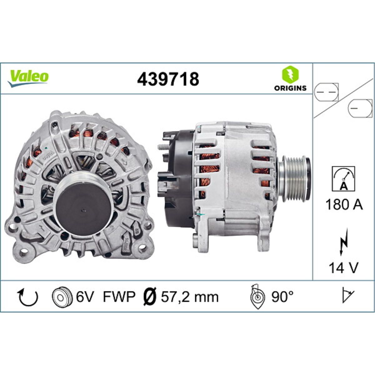 Laturi VALEO 439718