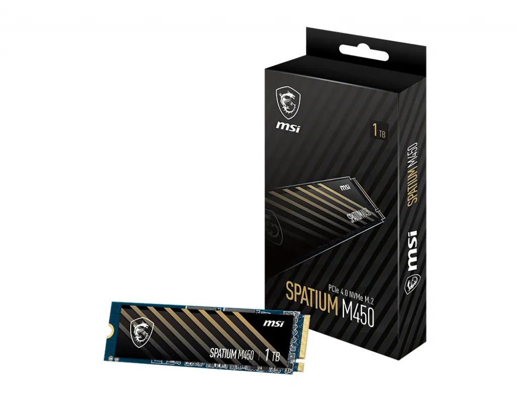 MSI SPATIUM M450 1 Tt M.2 PCIe 4.0 NVMe -SSD-levy