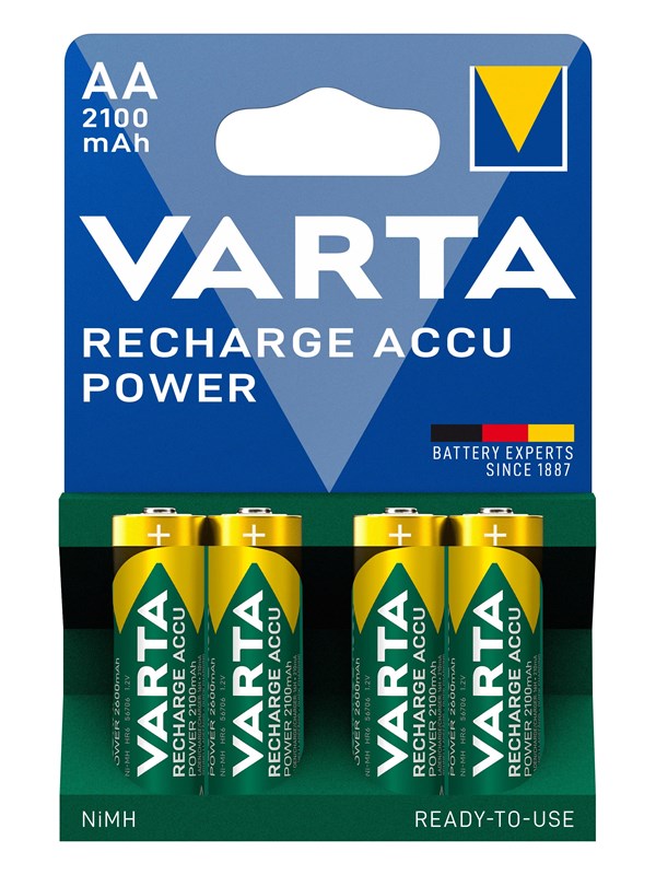 VARTA Varta ladattava AA 2100 mAh - 4 kpl/pakkaus