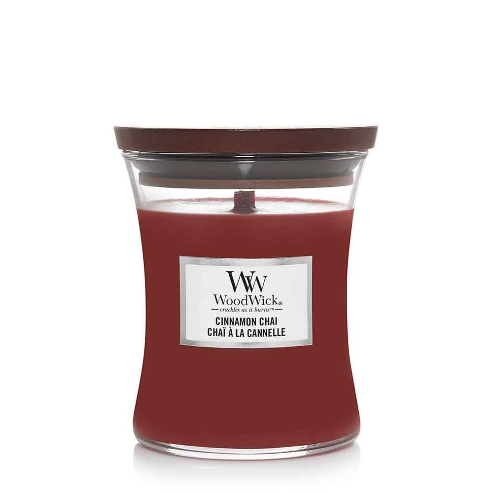 Woodwick Cinnamon Chai Jar (Cinnamon Chai) - Tuoksukynttilä - 275,0 g
