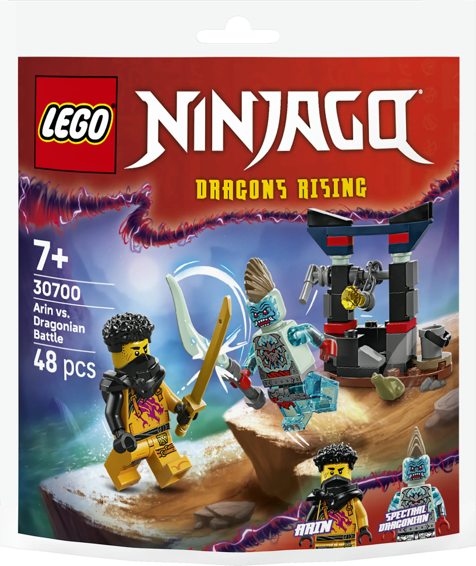 LEGO Ninjago 30700 Arinin ja dragonialaisen taistelu