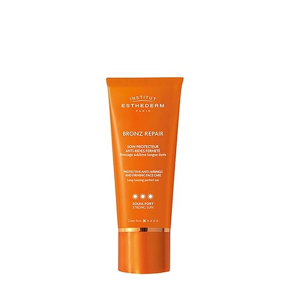 Institut Esthederm Bronz suojaava ryppyjä estävä ja kiinteyttävä korjaus Delicate Sun Strong Sun 50 ml