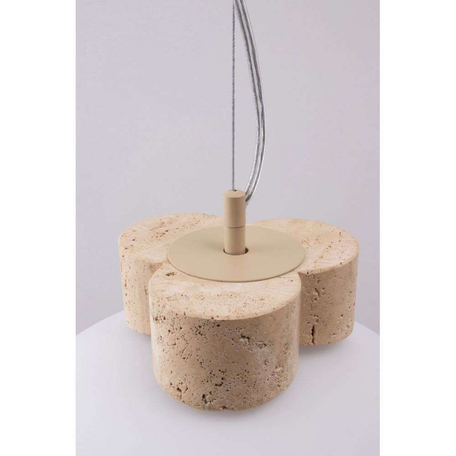 Mammut 30 Riippuvalaisin Travertine - Globen Lighting - Ruokailutila - Lasi