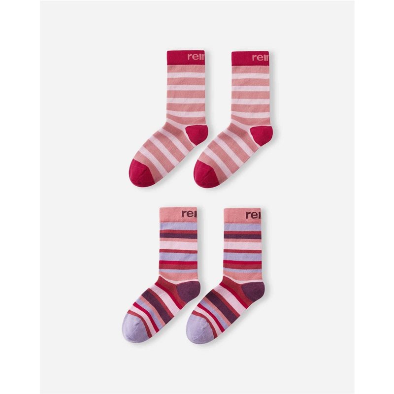 Reima Socks Parit 2-pack Rose Blush - 34/37