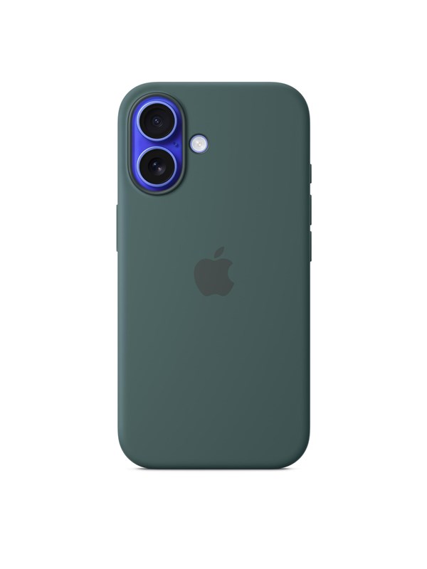 Apple iPhone 16 Silicone Case with MagSafe - Lake Green
