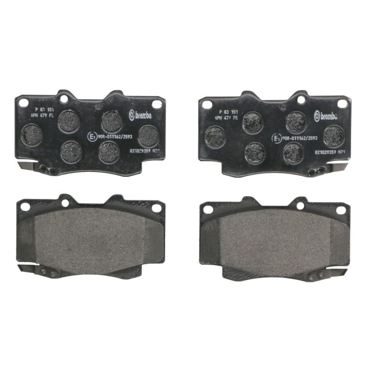 Jarrupalat, levyjarru BREMBO P 83 151