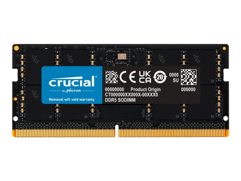 Crucial 32 Gt (1 x 32 Gt) DDR5 4800 MHz, CL40 -muisti