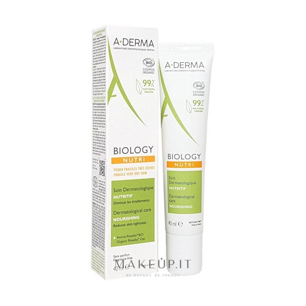 A-Derma Biology Crema Nutriente 40 ml — Crema viso