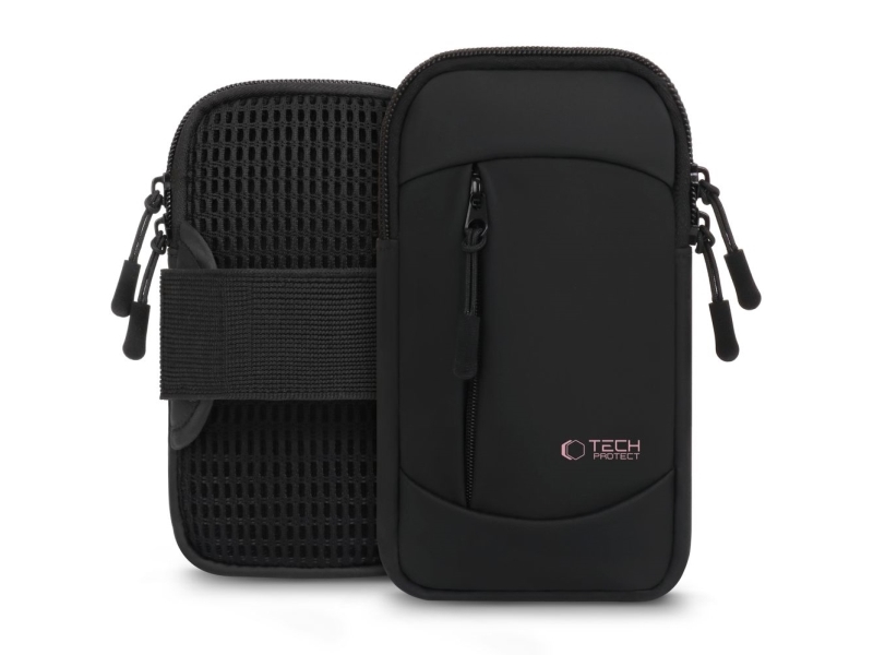 Tech-Protect M6 Universal Sport Shoulder Strap - Black & Pink