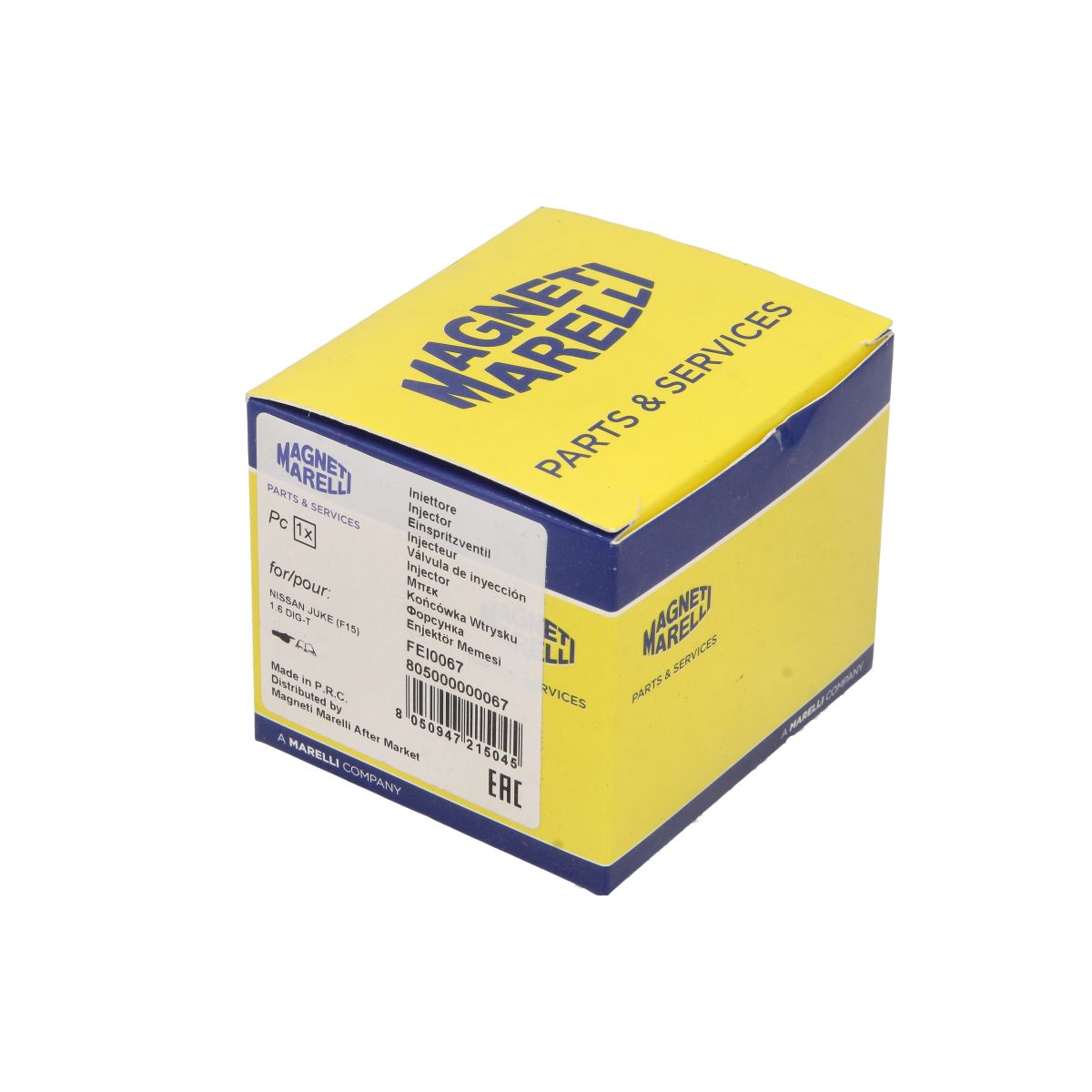Ruiskutusventtiili MAGNETI MARELLI 805000000067
