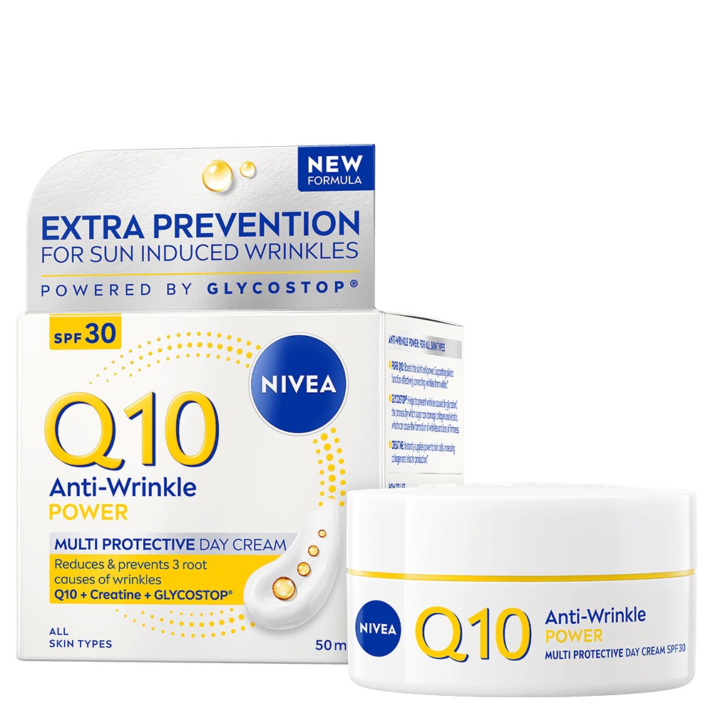 NIVEA Q10 Anti-Wrinkle Power Multi Protective Day Cream 50 ml