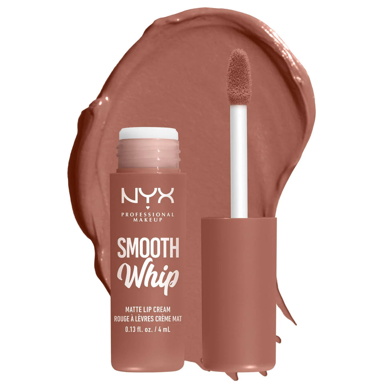 NYX Professional Makeup Smooth Whip Matta Velvet Effect huulipuna Smoothing Effect Color 01 Pancake Stacks 4 ml