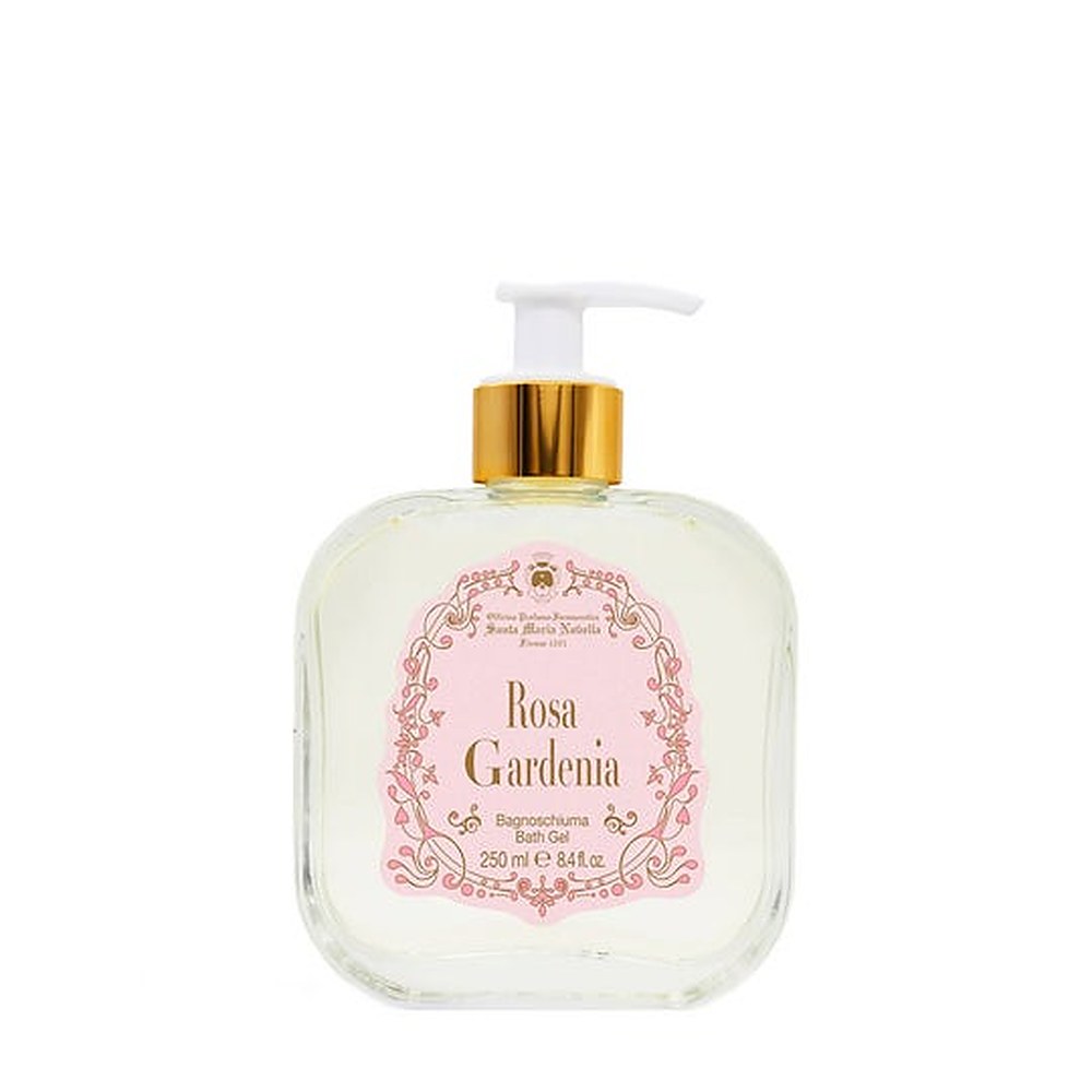 Santa Maria Novella Rosa Gardenia suihkugeeli 250 ml lasi