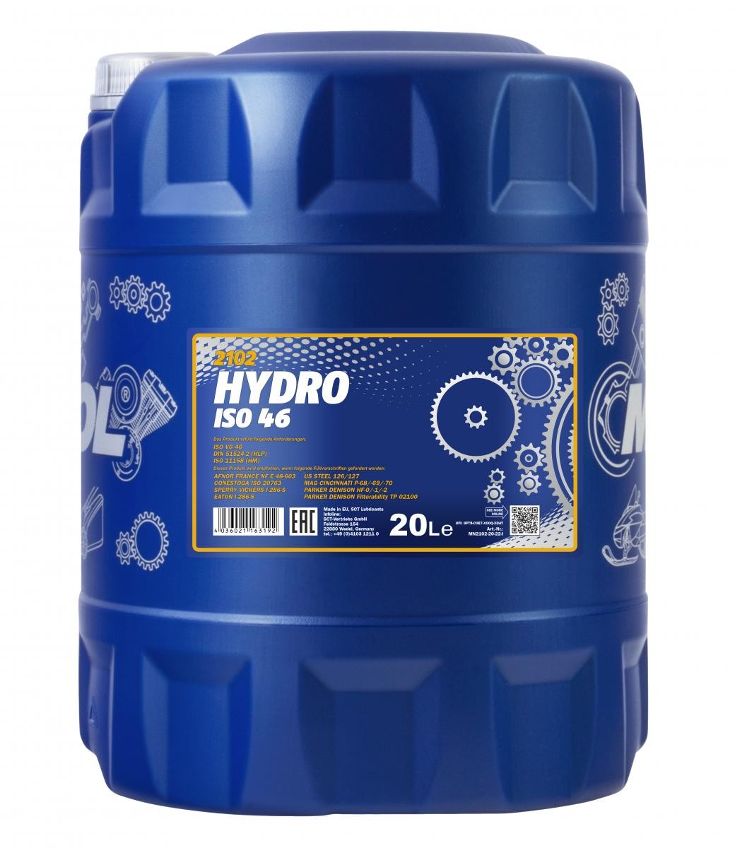 Keskushydrauliikkaöljy MANNOL MN2102-20