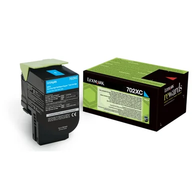Lexmark Lexmark 702XC Värikasetti cyan 70C2XC0 Vastaa: N/A