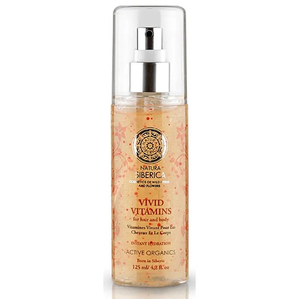 Natura Siberica Villi Herbs ja Flowers intensiiviset vitamiinit vartalolle ja hiuksille 125 ml