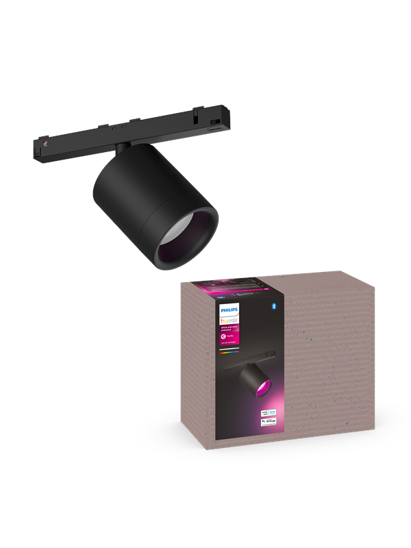 Philips Hue Perifo - Spottivalo - LED - 5.3 W - valkoisen sävyt ja värillinen ympäristövalo - 2000-6500 K - cylinder