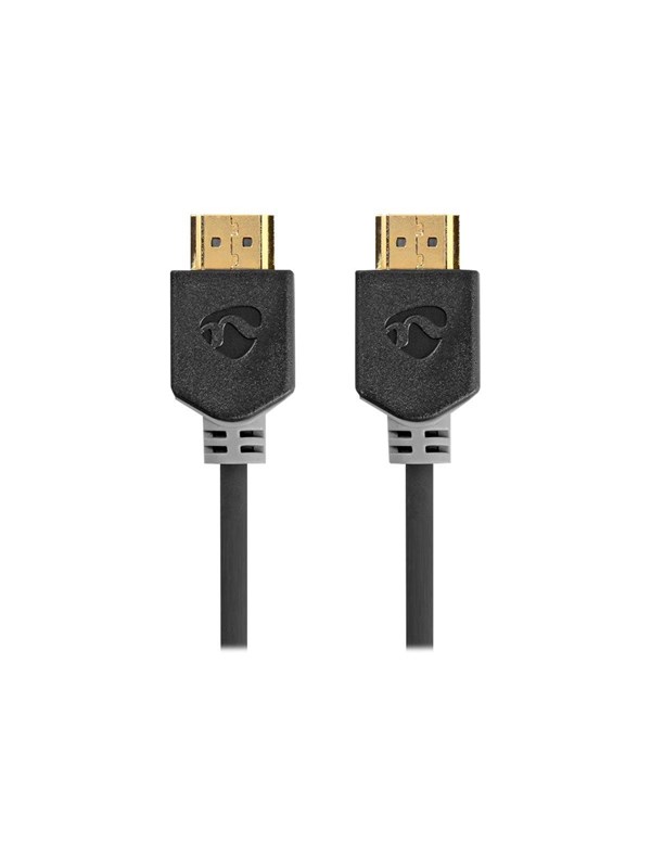 Nedis Ultra High Speed HDMI TM -kaapeli | HDMITM liitin | HDMITM liitin | 8K@60Hz | 48 Gbps | 3.00 m | Pyöreä | 6.7 mm | Antrasiitti | Laatikko