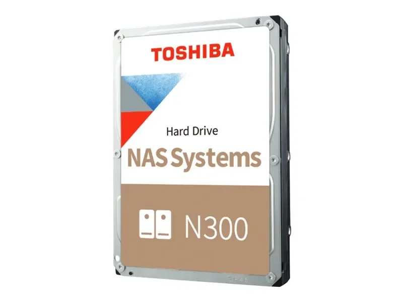 Toshiba N300 3.5" 8 Tt, 7200 RPM, 512 MB, SATA III -kovalevy (NAS)