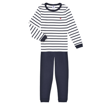 PETIT BATEAU Yöpuku laivastonsininen / valkoinen