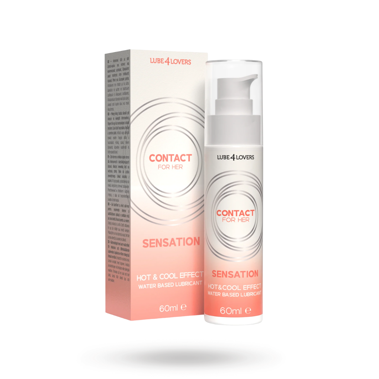 Hot & Cool Effect Lubricant 60 ml Vesipohjainen liukuvoide