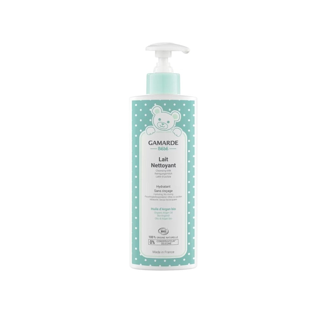 Gamarde Baby - puhdistusmaito - kosteuttava ja ilman huuhtelua - ORGANIC 400 ml