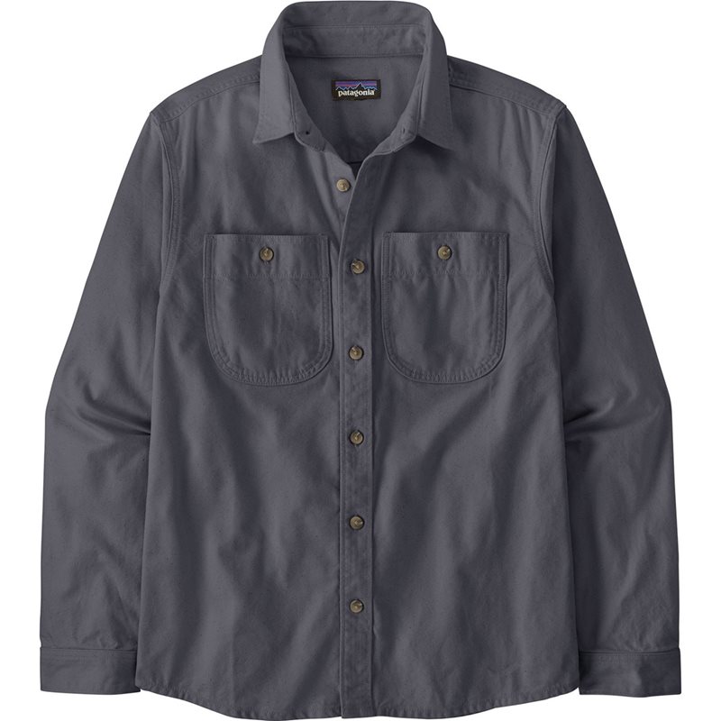 Patagonia M's Point Reyes Canvas Shirt Smolder Blue - S