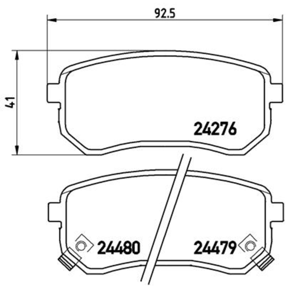 Jarrupalat, levyjarru BREMBO P 30 033