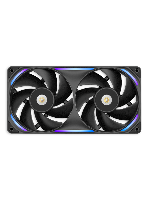 NZXT F240X PWM RGB -tuuletin, 240 mm, Magneettilevitaatiolaakeri, musta