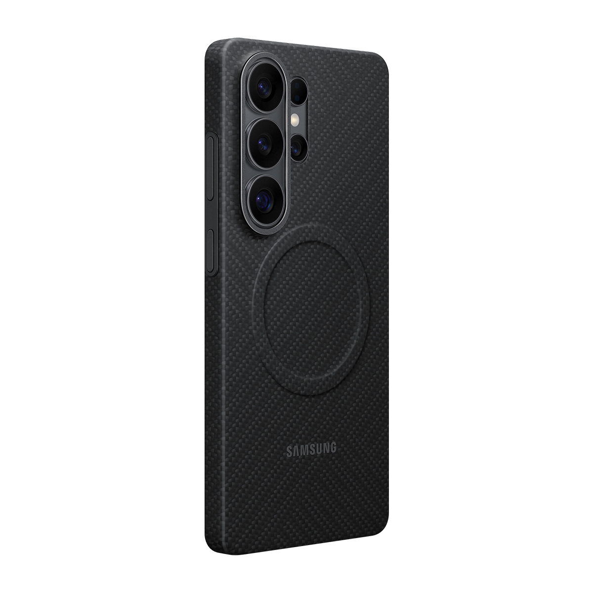 Samsung Galaxy S26 Ultra Carbon Magnet Case -suojakuori, Musta