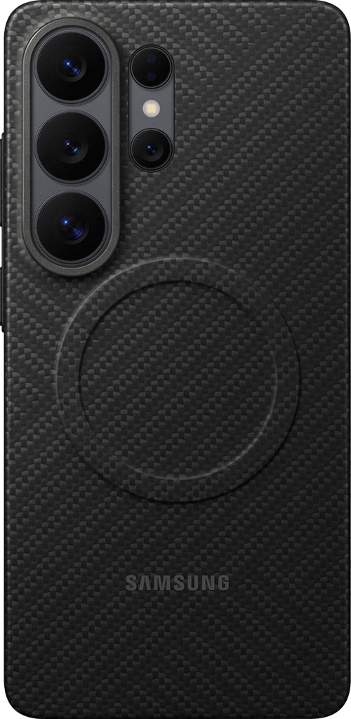 Samsung Galaxy S26 Ultra Carbon Magnet Case -suojakuori, Musta