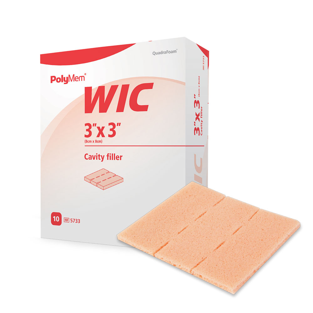 PolyMem WIC syvähaavasidos 8x8 cm 10 kpl