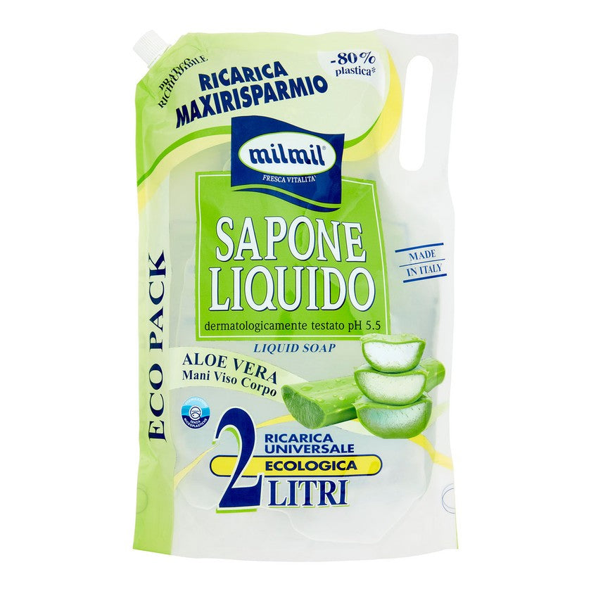 Mil Mil Nestesaippua Täyttöpussi Aloe 2 l