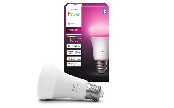 Philips Hue WACA Smart E27 LED, 8,1 W, 1100 lm, CCT, RGB