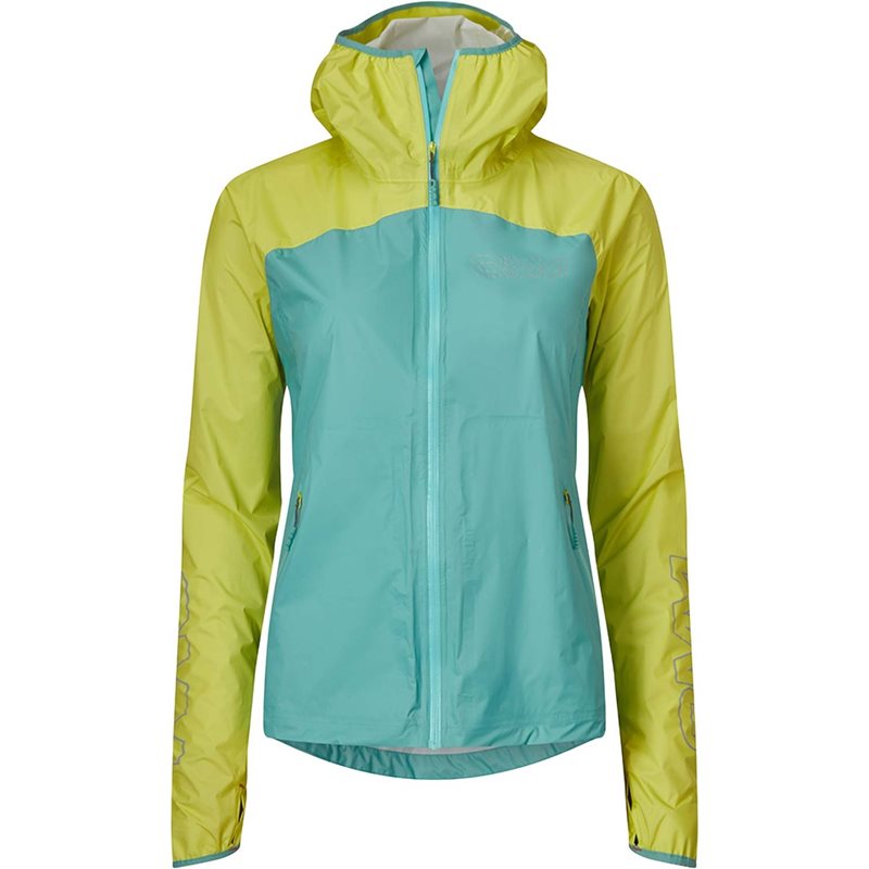 OMM Halo Plus Jacket W Aqua/Yellow - M