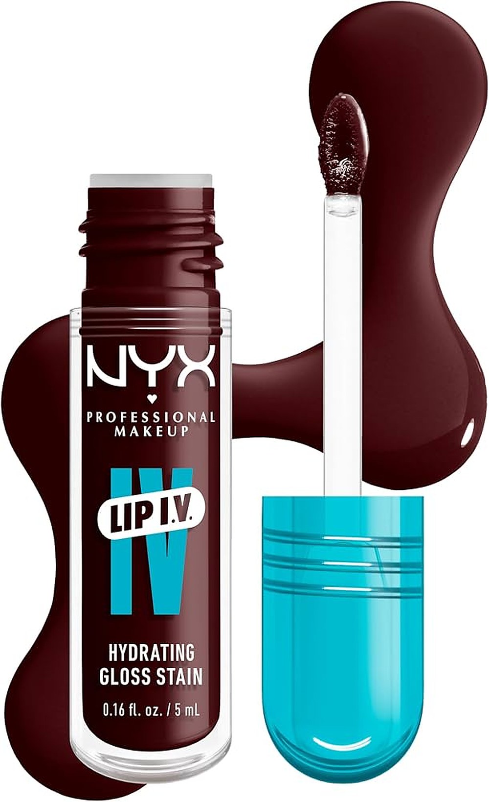 NYX Professional Makeup IV pitkäkestoinen huulikiilto kosteuttavalla vaikutuksella, väri 15 - WATER BOUT WNE? 5 ml