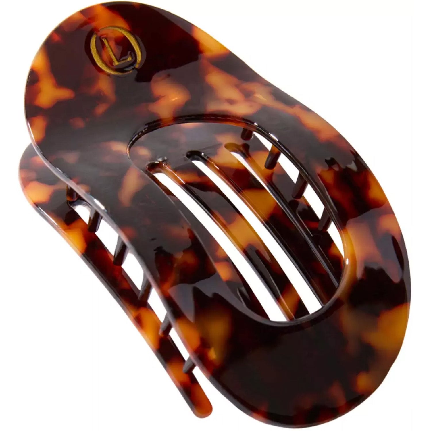 Lenoites Eco-Friendly Flat Hair Clip Bronze Leopard - 1 pcs