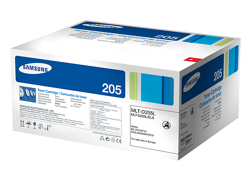 Samsung Värikasetti musta 5.000 sivua, High Yield MLT-D205L Vastaa: N/A